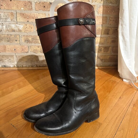 Frye Leather Riding Boots - Picture 1 of 7